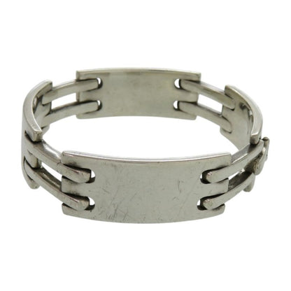 Gucci Logo Plated Silver 925 Silver Bracelet 0520 Gucci