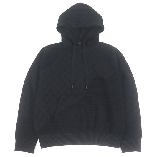 Louis Vuitton 25SS 1ahcmw Graphic Jacquard Hoodie Monogram Pullover Knit Hoodie