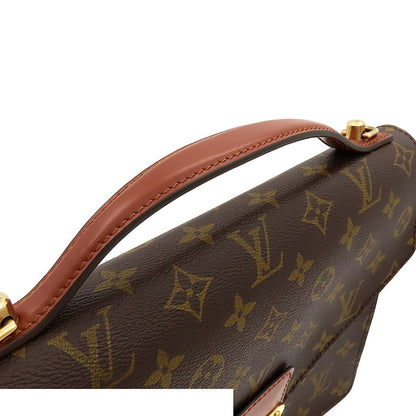 Louis Vuitton Monceau 28 Brown Gold Monogram Canvas 2-Way Bag Handbag — view 4