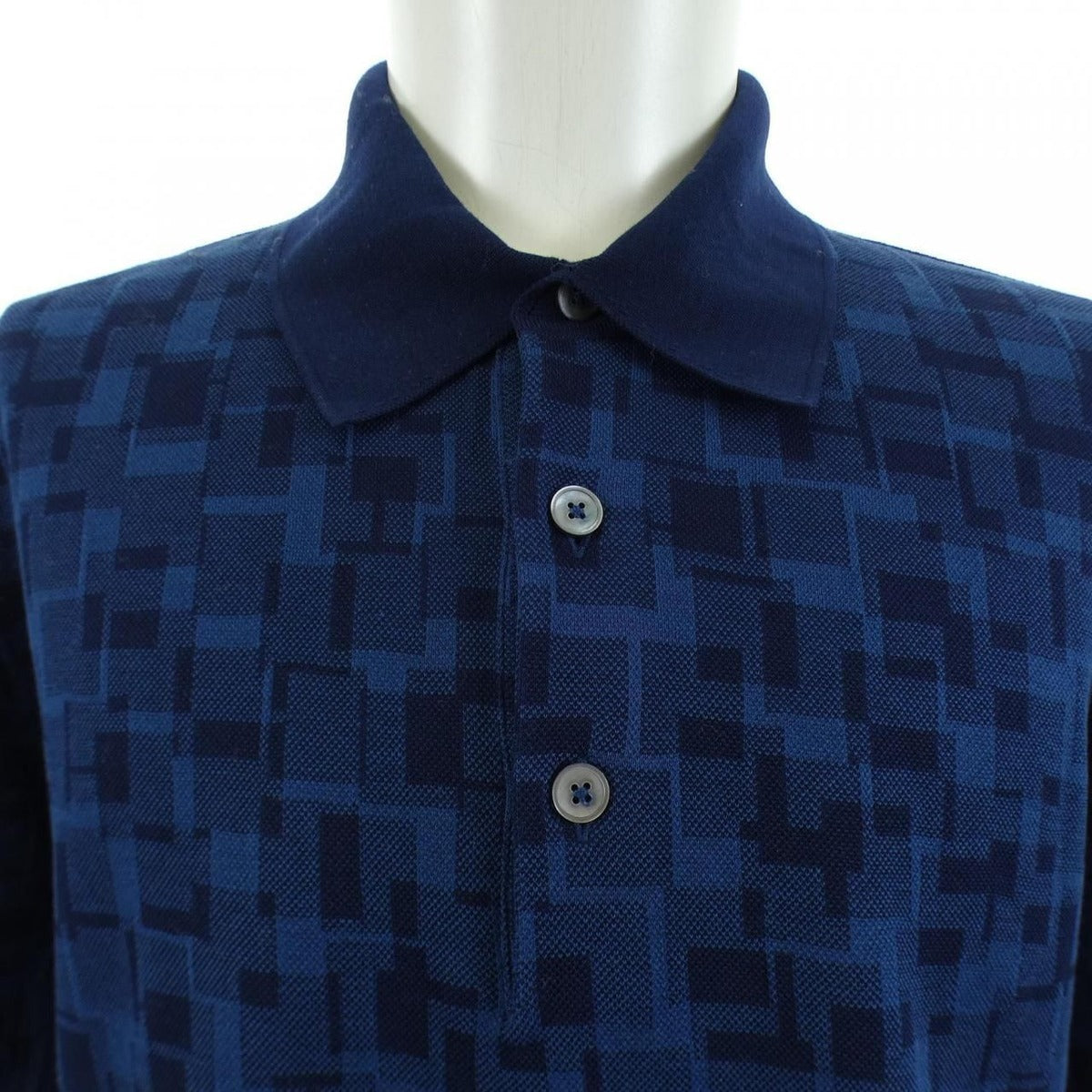 Hermes Polo Shirt Navy XS — view 5