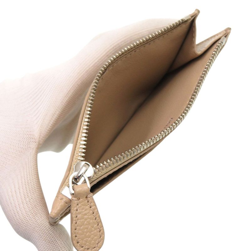 Balenciaga 637130 Leather Beige Card Case 1017 Balenciaga