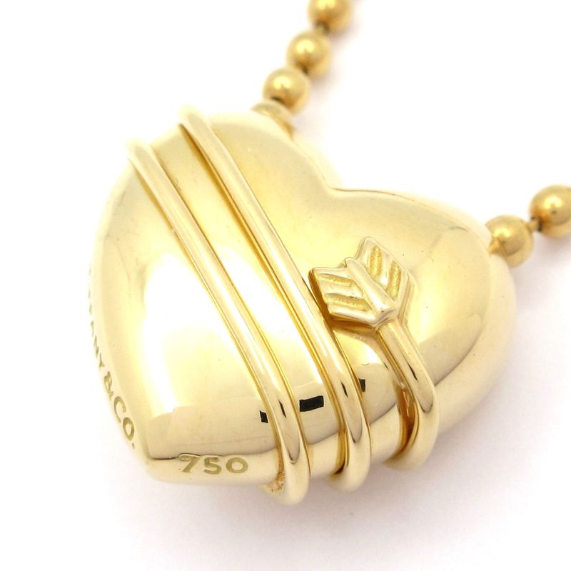 Tiffany & Co Necklace Heart & Arrow 18K Yellow Gold