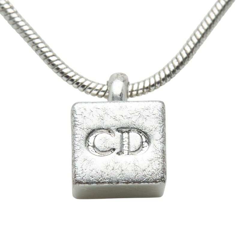 Dior CD Logo Cube Silver Metal Ladies Dior