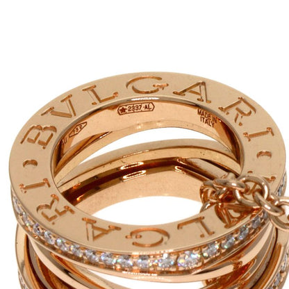 Bvlgari B-zero1 Bee Zero1 Design Legend Diamond Necklace 18K Pink Gold Ladies