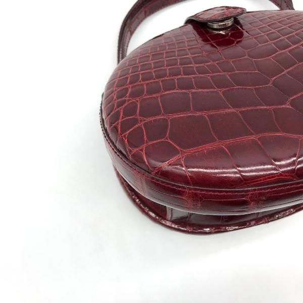 Loewe Leather Croco 2-Way Hand Bag