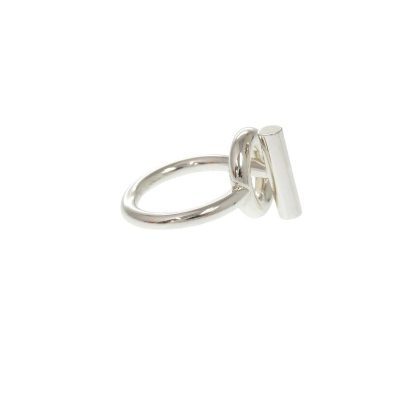 Hermes Echape Size 53 (#11 Approx) Silver 925 Ring 0341 Hermes