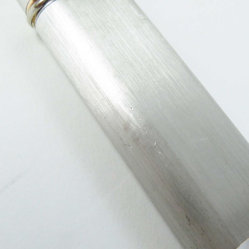 Cartier Oval Trinity New Shape Smoking Toy Gas Lighter Silver