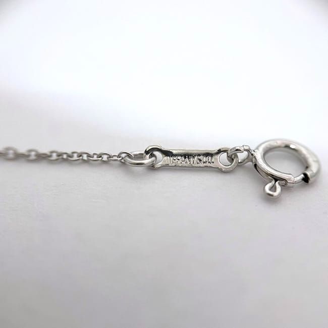 Tiffany & Co Open Heart Necklace Ec22789 Silver