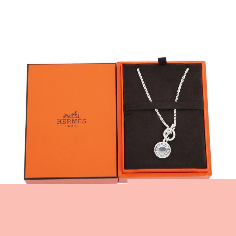 Hermes Necklace Amulet Serie Pendant Silver - Ag925 40cm (15.75in)