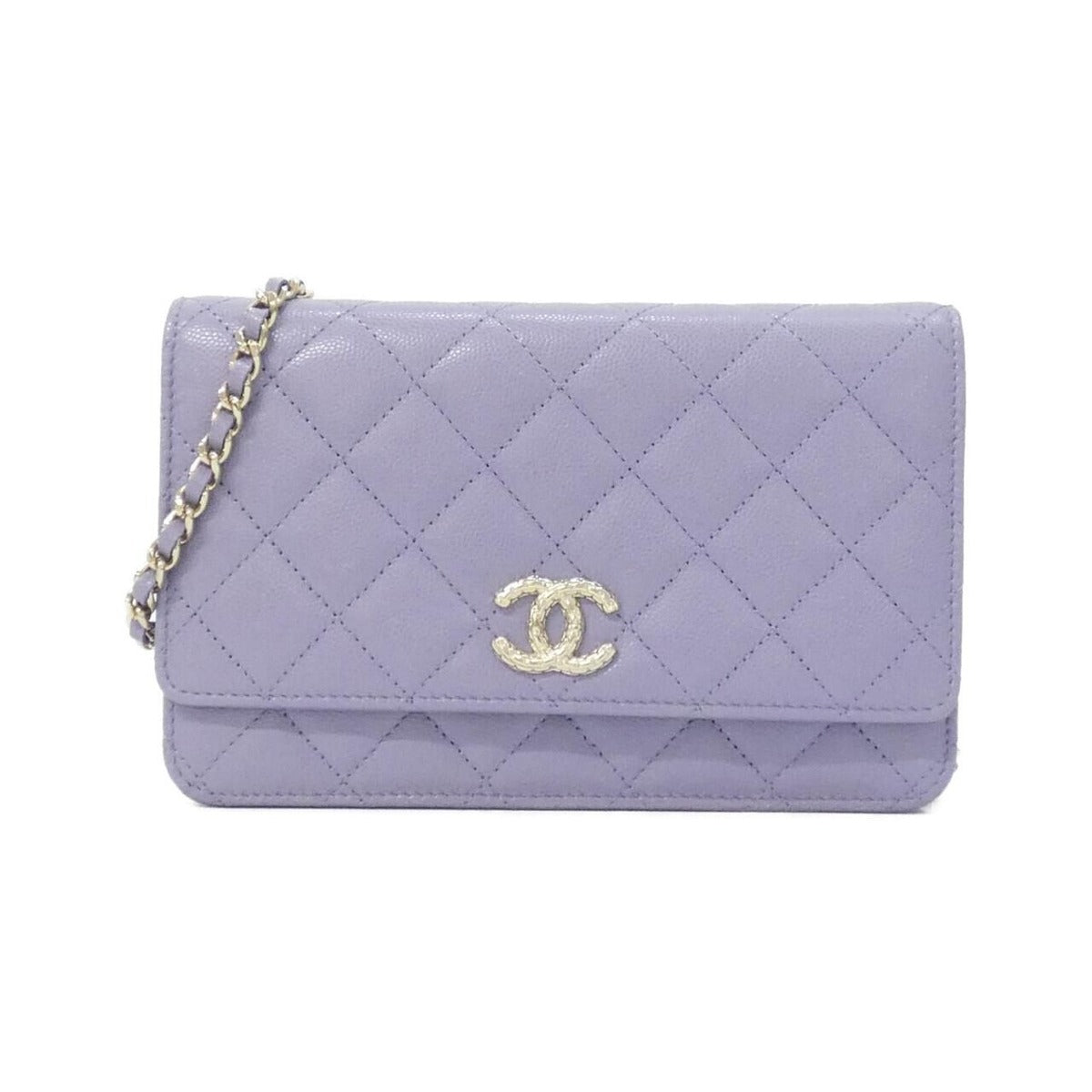 Chanel Chain Wallet Caviar Grained