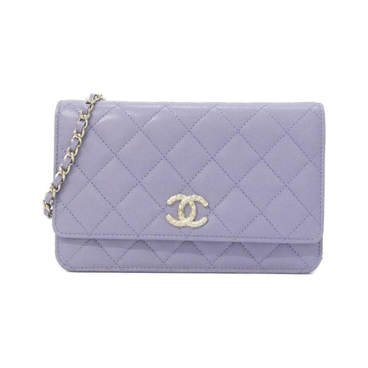 Chanel Chain Wallet Caviar Grained