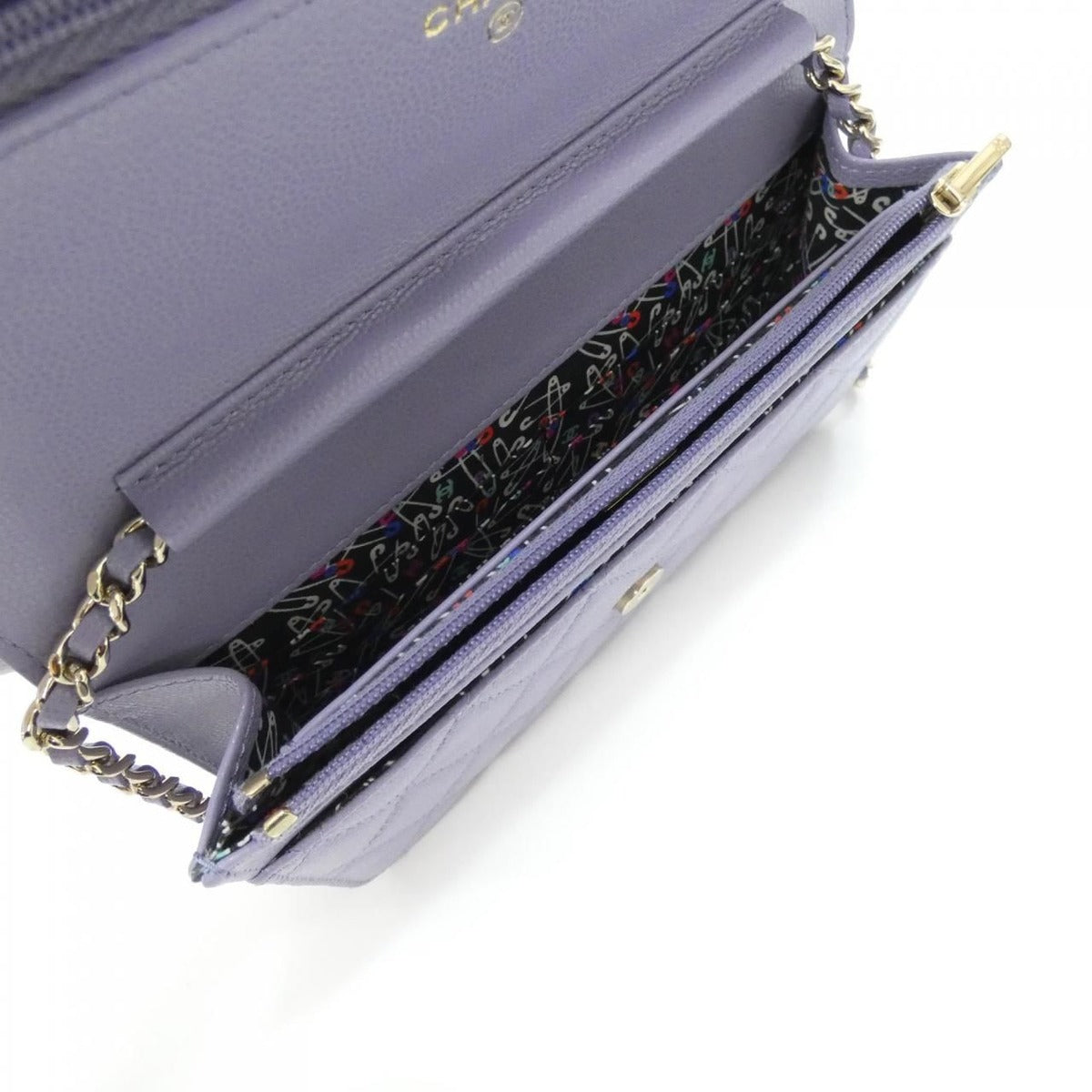Chanel Chain Wallet Caviar Grained — view 9