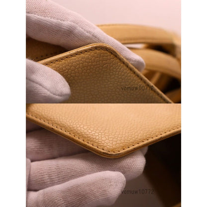Chanel Caviar Leather Shoulder Bag — view 9