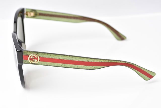 Gucci Sunglasses Eyewear Gucci Sherry Line Gg0035 SA 002 56□20 145 Green Red