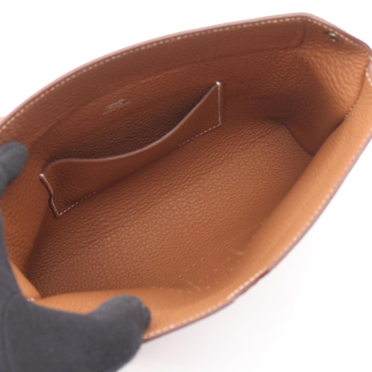 Hermes Shoulder Bag Vido Poche Gold — view 3