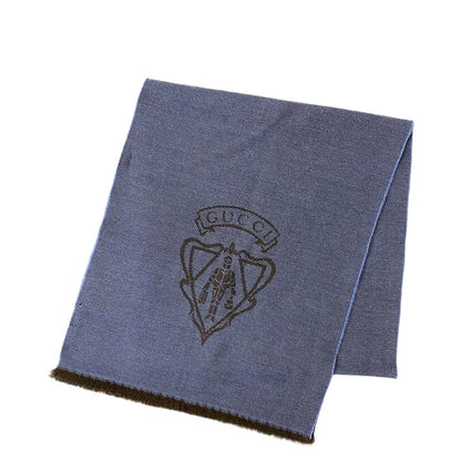 Gucci Shawl Navy Brown Hysteria