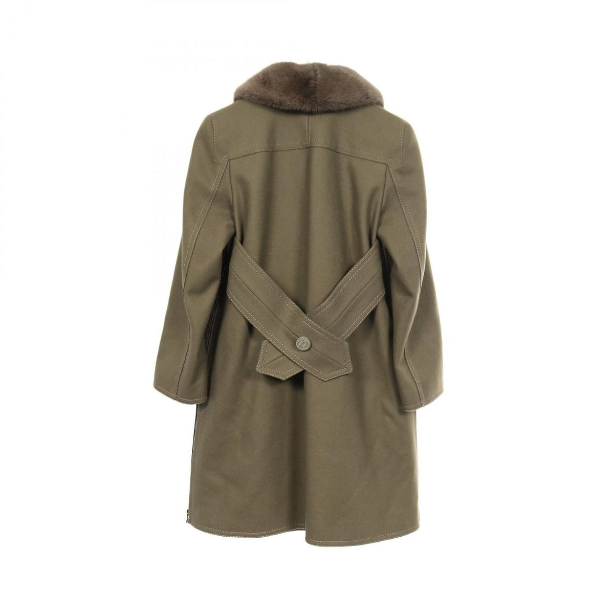 Fendi Pea Coat Wool Cashmere — view 2