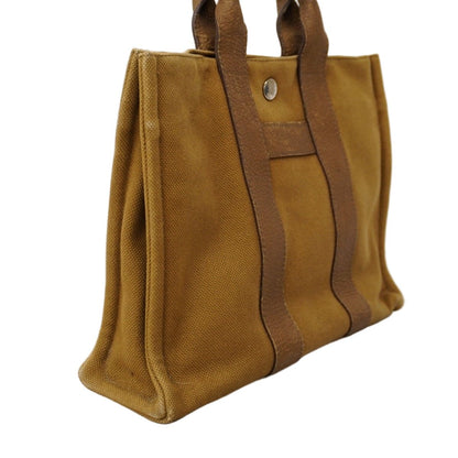 Hermes Tote Sac Ane PM Canvas Brown Silver — view 2