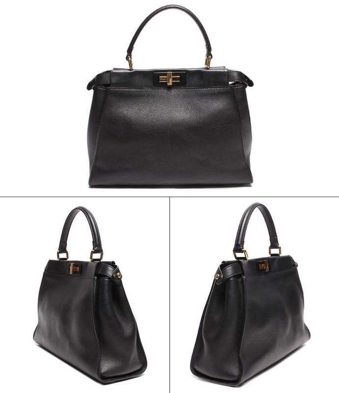 Fendi Leather Handbag Gold Hardware 8bn2903znf0kur Women Fendi