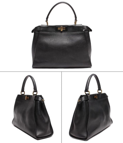 Fendi Leather Handbag Gold Hardware 8bn2903znf0kur Women Fendi