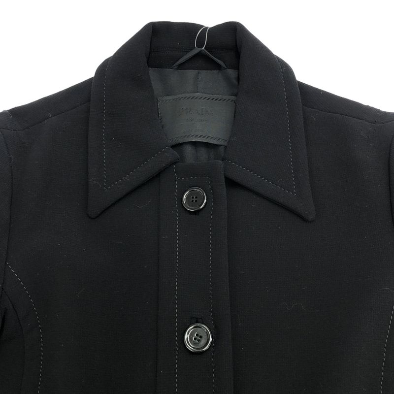 Prada 1990's Coat Black 42