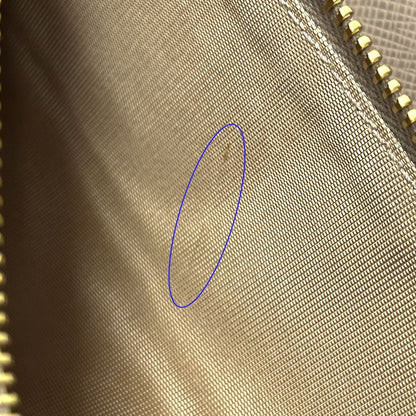 Prada Wallets Women's Branded Long Saffiano Beige 1ml506 Gold Hardware Round