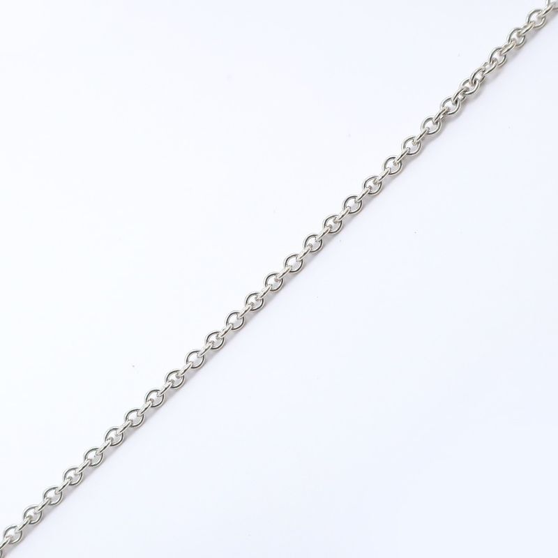 Tiffany & Co Open Heart Elsa Peretti 925 Silver Ladies 9.8g Necklace