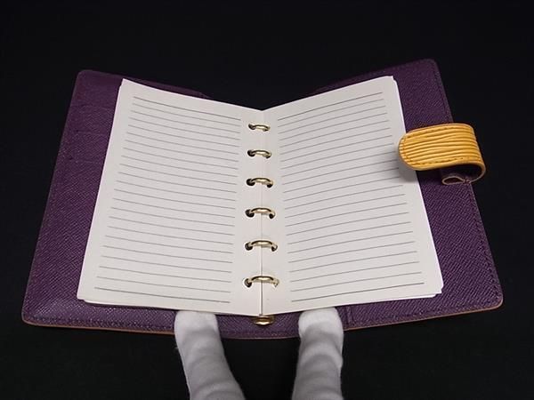 Louis Vuitton R20059 Epi Agenda PM 6-hole Notebook Cabas Schedule