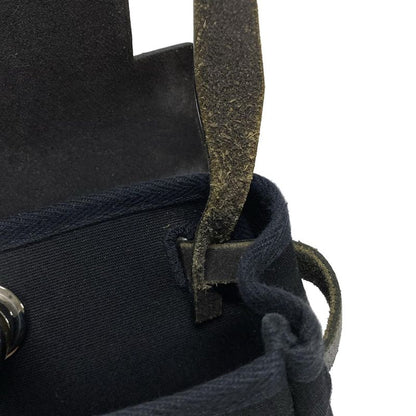 Hermes Shoulder Bag Herbag TPM Black Silver Hardware