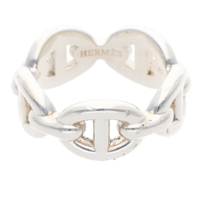 Hermes Chaine D'ancre Enchainee PM Chaine D'ancre Enchainee PM Silver Ring Mens