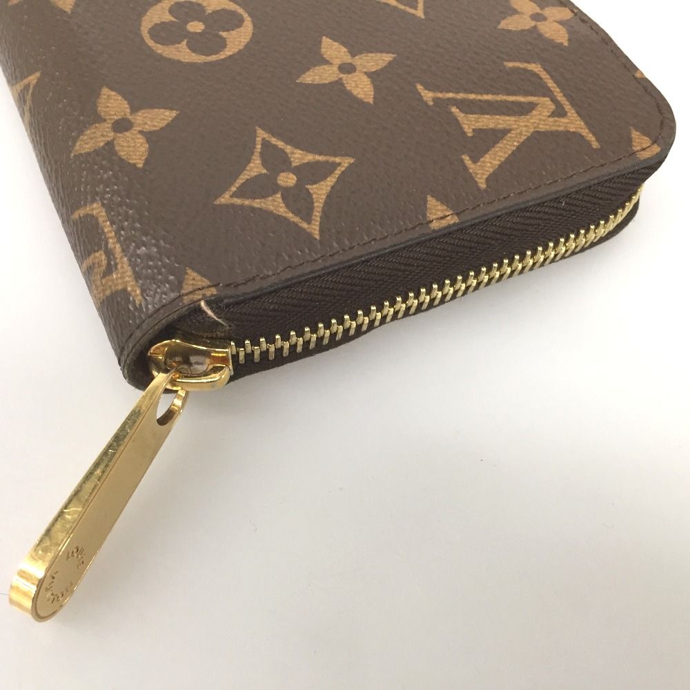 Louis Vuitton Monogram Zippy Wallet Round Zipper Long Wallet