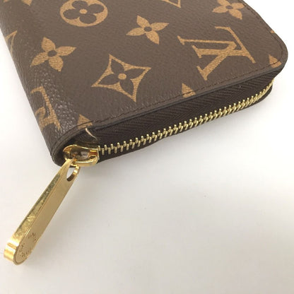 Louis Vuitton Monogram Zippy Wallet Round Zipper Long Wallet