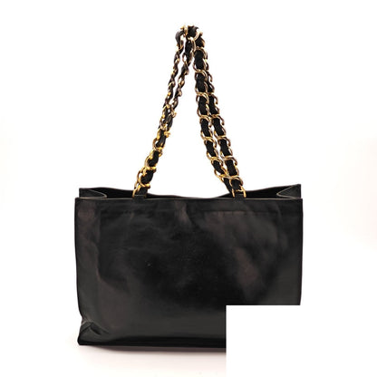 Chanel Big Coco Large Tote Bag Chain Shoulder Black — view 3