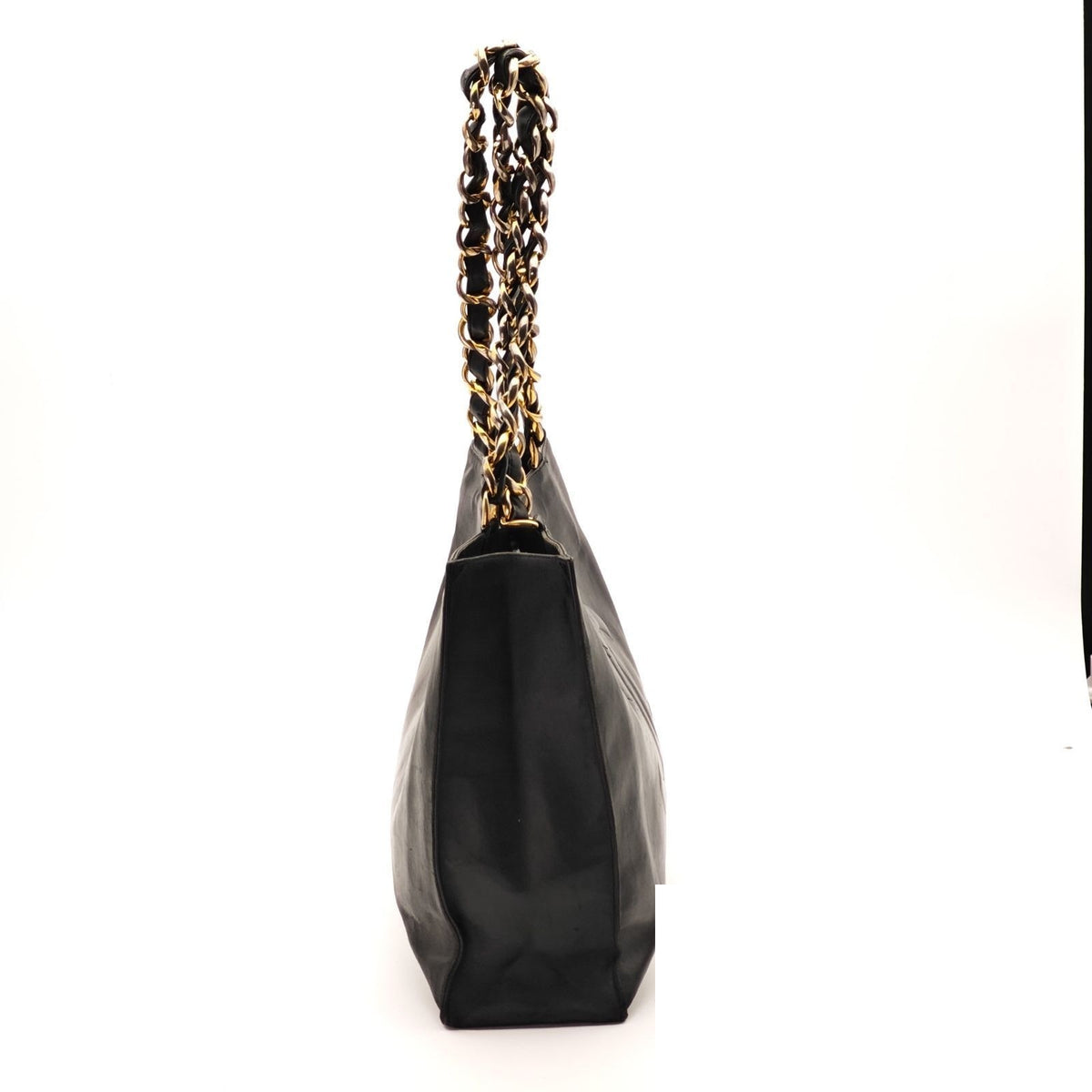 Chanel Big Coco Large Tote Bag Chain Shoulder Black — view 5