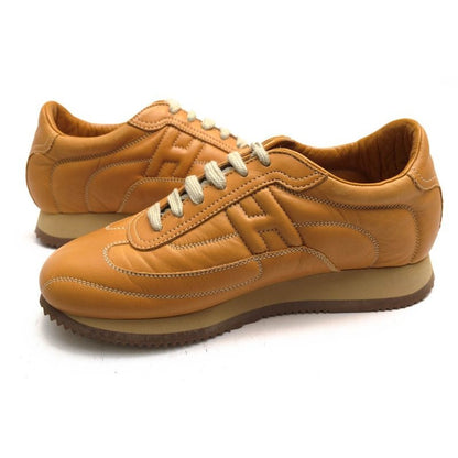 Hermes Shoes Sneakers Low Cut Women Leather Beige Quick — view 3