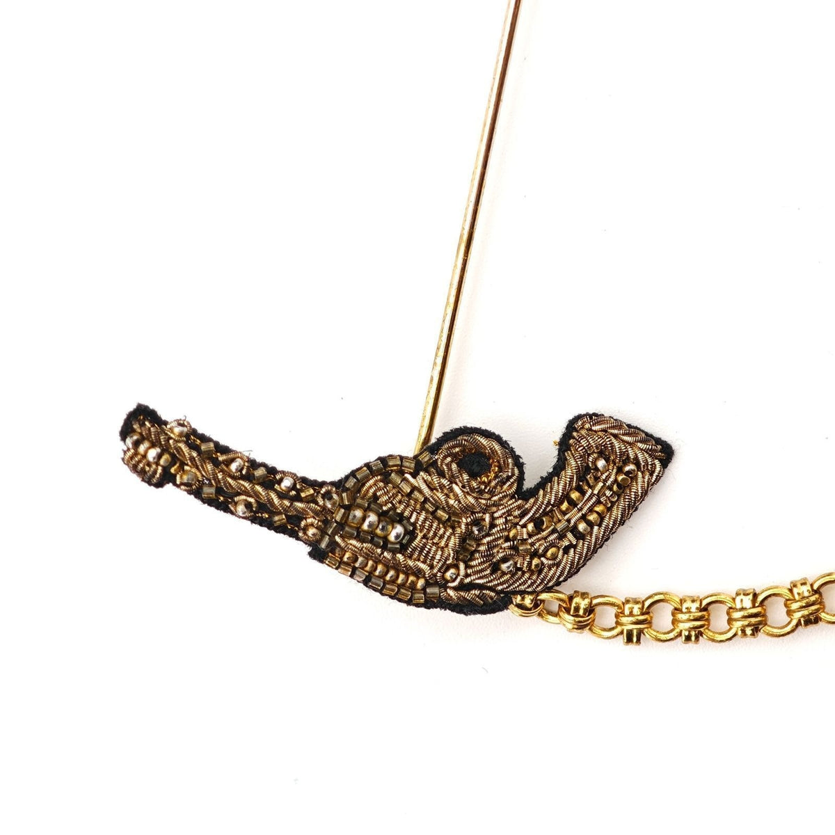 Dolce & Gabbana Jewel Gun Brooch Bracelet Gold — view 6