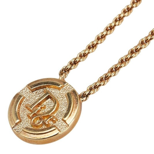 Dior Pendant Necklace Gold Plated