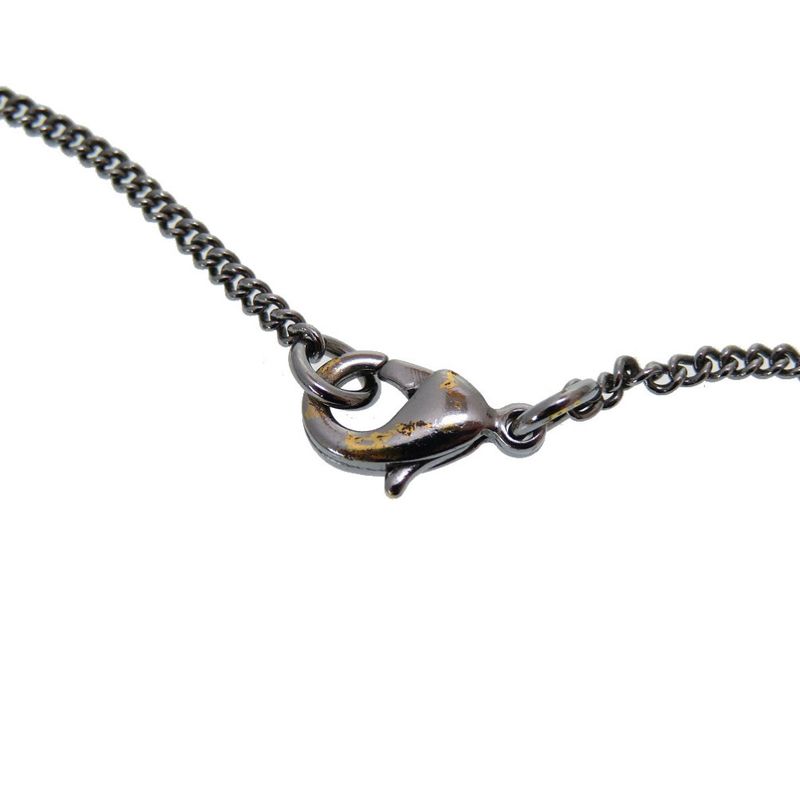 Chanel Coco Mark Star Stone Silver B17 Necklace Accessories 0242 Chanel