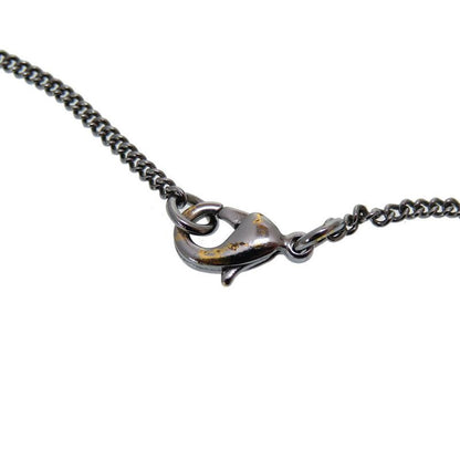 Chanel Coco Mark Star Stone Silver B17 Necklace Accessories 0242 Chanel