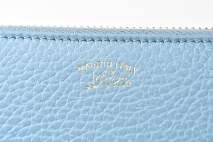 Unused Gucci Coin Case Card Case Mini Wallet Light Blue 3688797