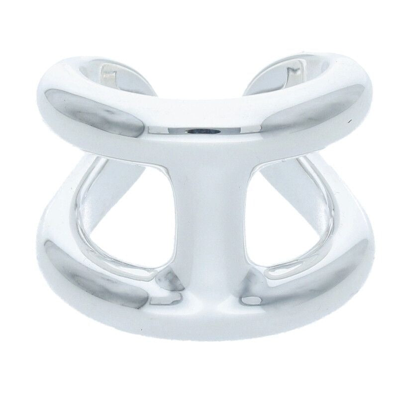Hermes Osmose GM Silver Ring 10