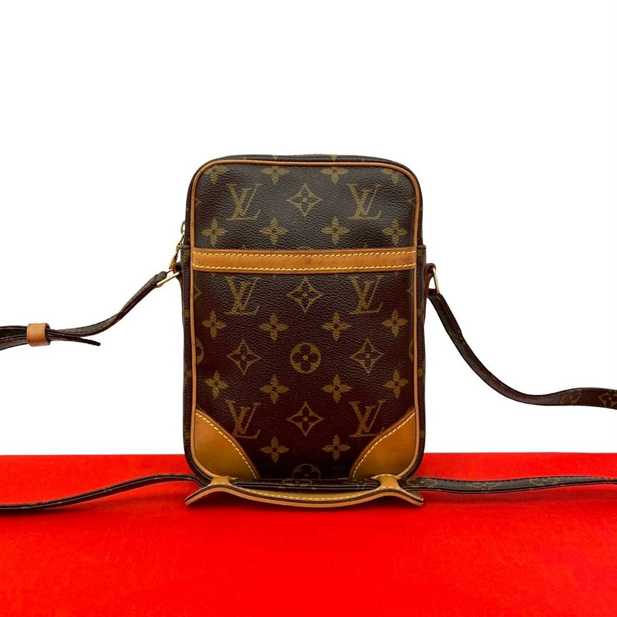 Louis Vuitton Vintage Danube Monogram Leather Shoulder Bag