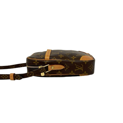 Louis Vuitton Vintage Danube Monogram Leather Shoulder Bag — view 5