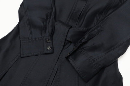 Celine Coat Size 38 All Silk Stencil Collar Coat Long Made In France 20240130