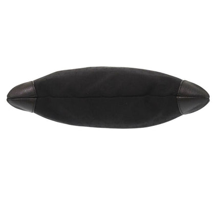 Bulgari Logomania Canvas Leather Black Shoulder Bag Black 0405 Bvlgari Men's