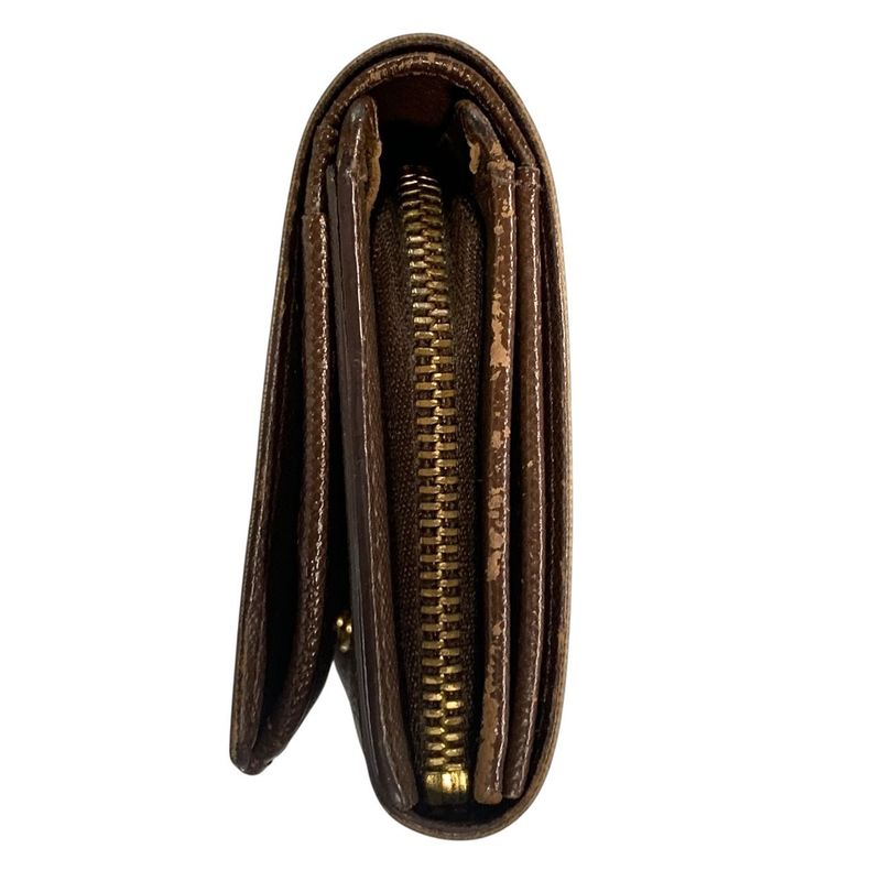 2746 Louis Vuitton Damier Portefeuille Trésor N61736 Ebène Preowned