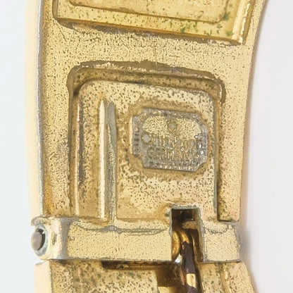 Dior Christian Dior Bracelet Gold Plated Gold Ladies 74.8g Bangle