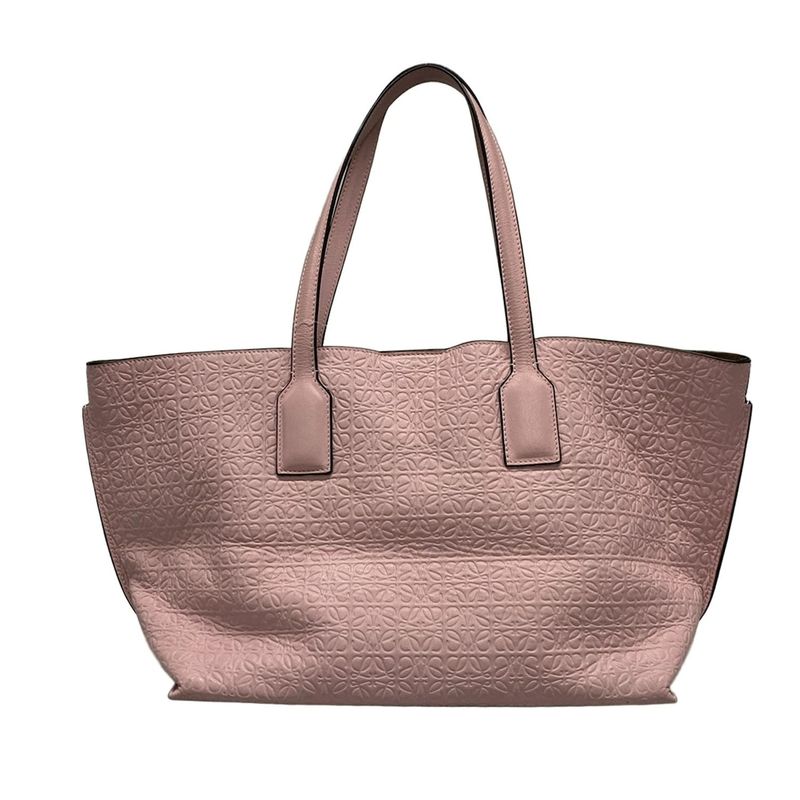Loewe Tote Bag T Shopper Bag/repeat Light Pink Leather