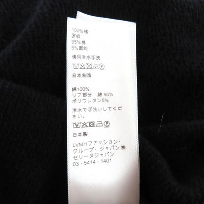 Celine Cotton Eddie Era Back Logo Pullover Hoodie Black Sweater — view 9