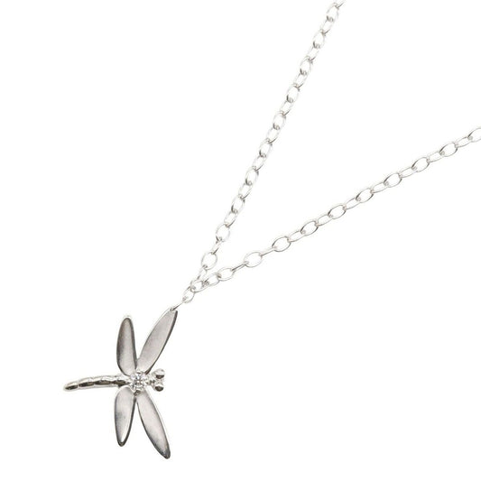 Tiffany & Co Necklace Diamond Dragonfly 43.5 cm 18k White Gold